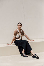 Sol Sandals Negras