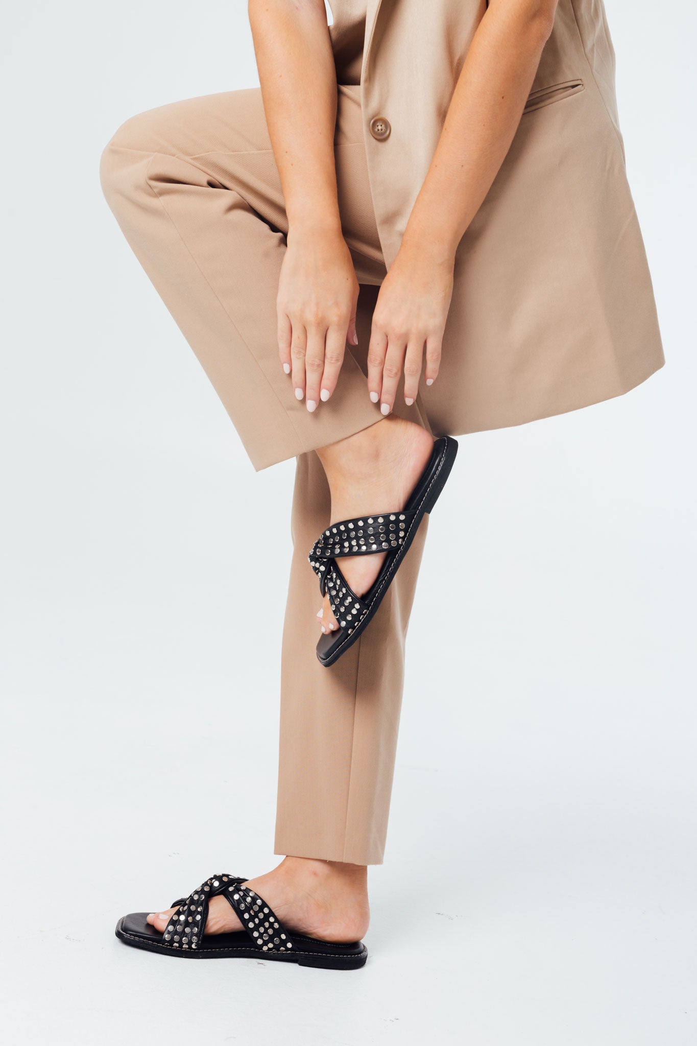 Glacé Sandals Negra