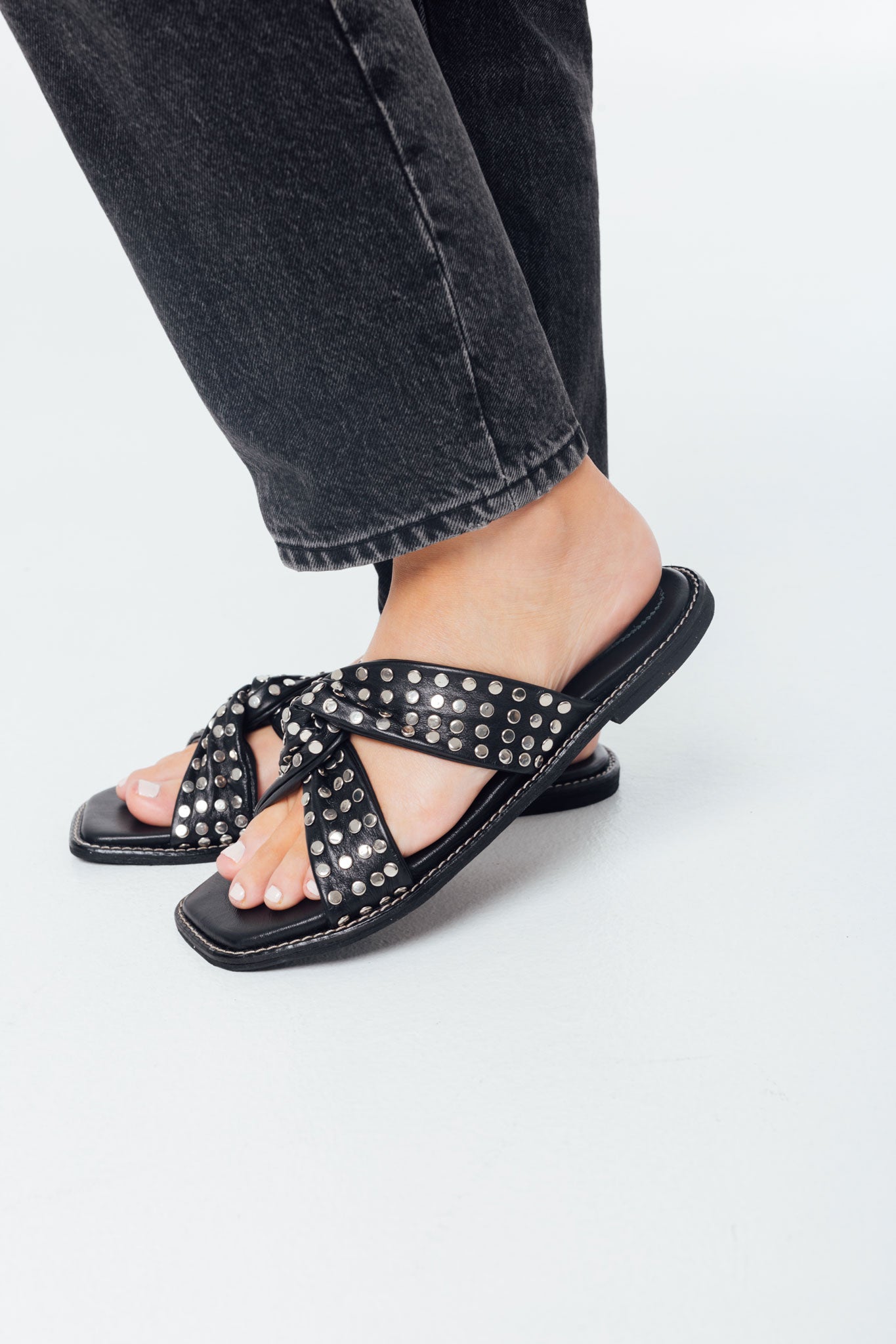 Glacé Sandals Negra