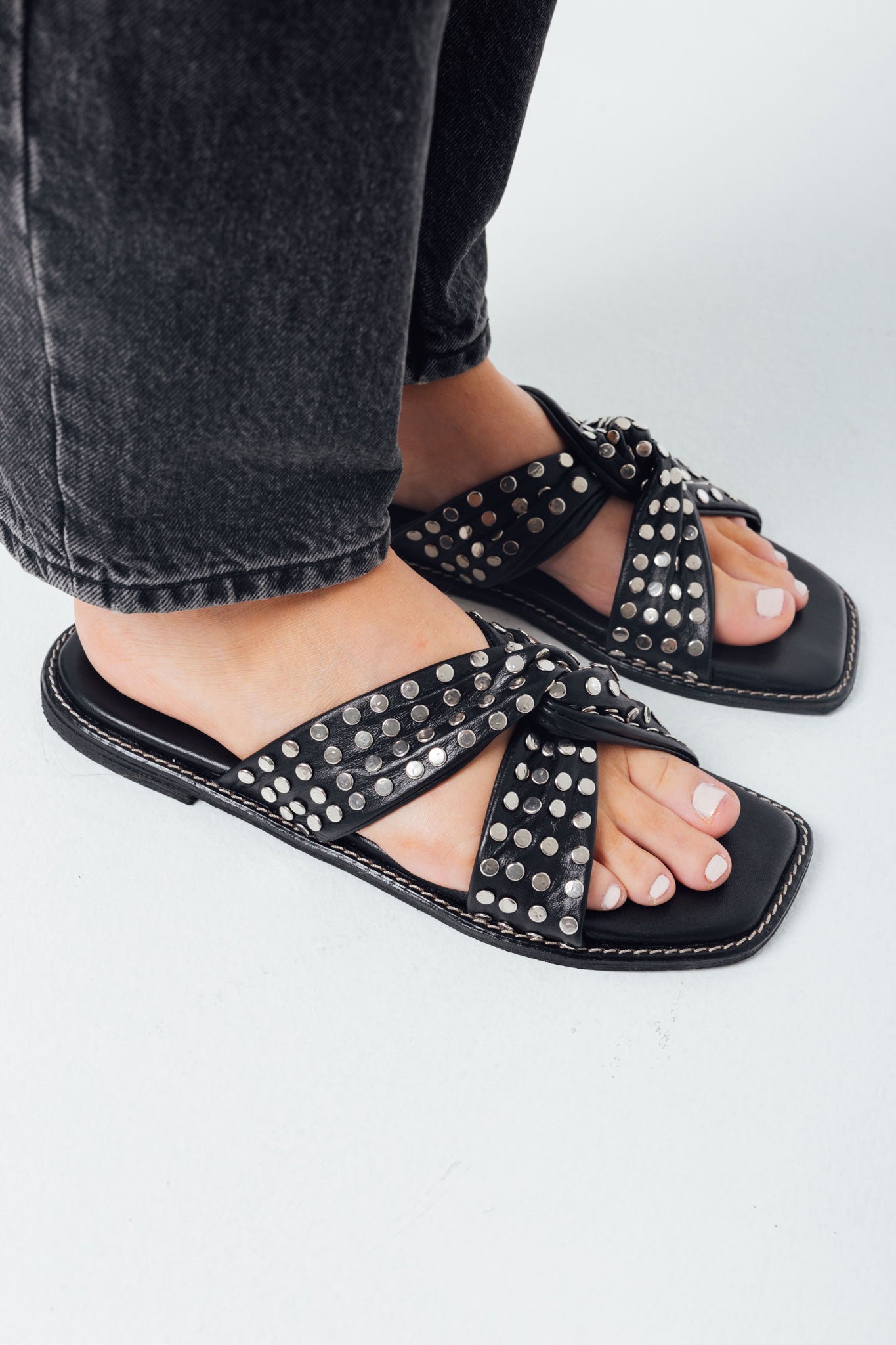 Glacé Sandals Negra