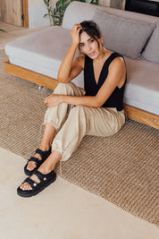 Petra Sandals Negra