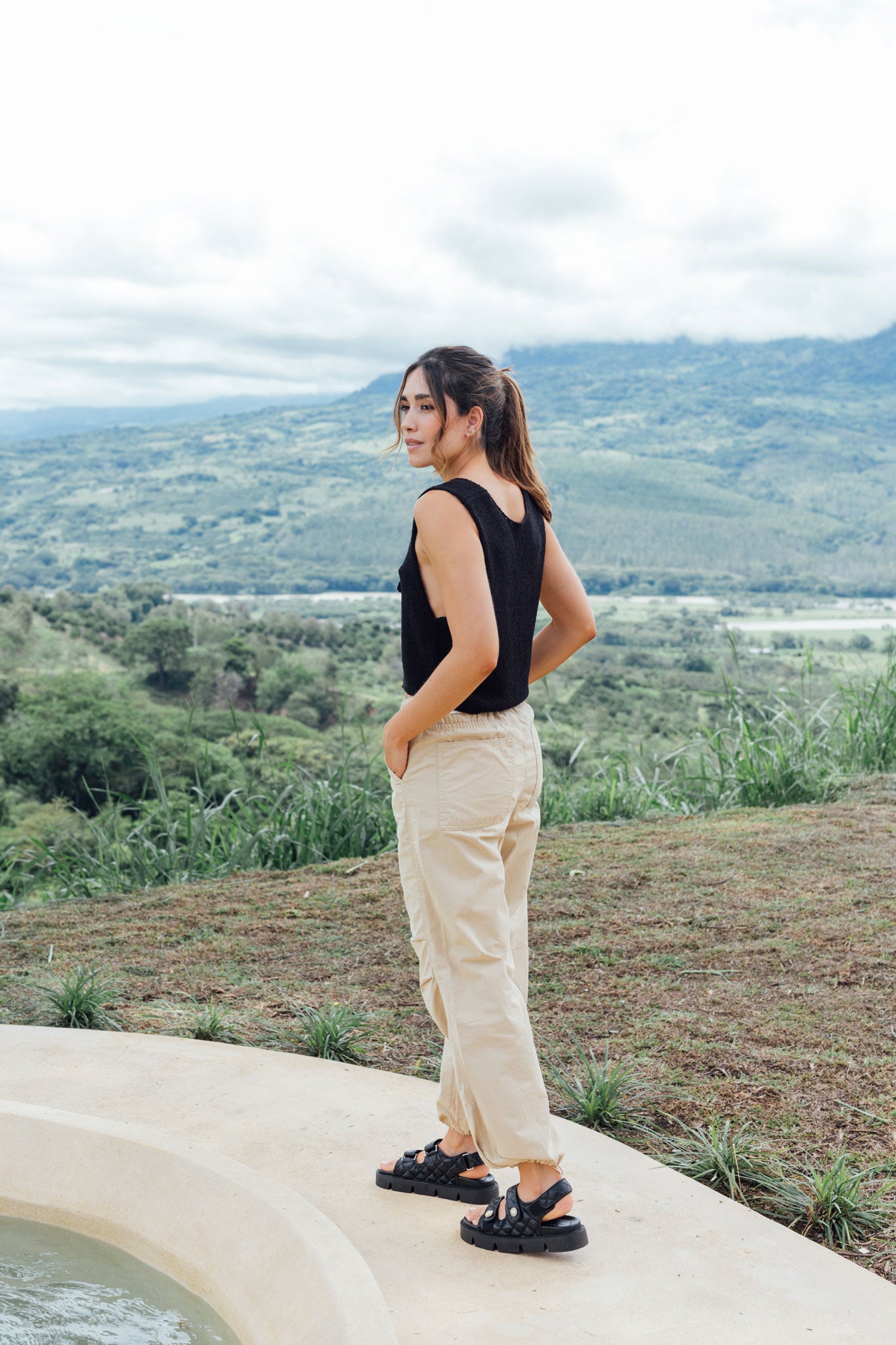 Petra Sandals Negra