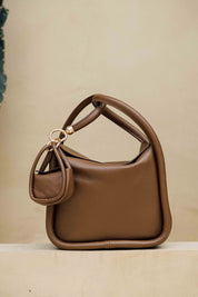 Sole Bag Charm Camel