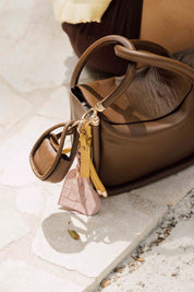 Sole Bag Charm Camel