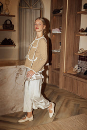 Amelia Flats Beige