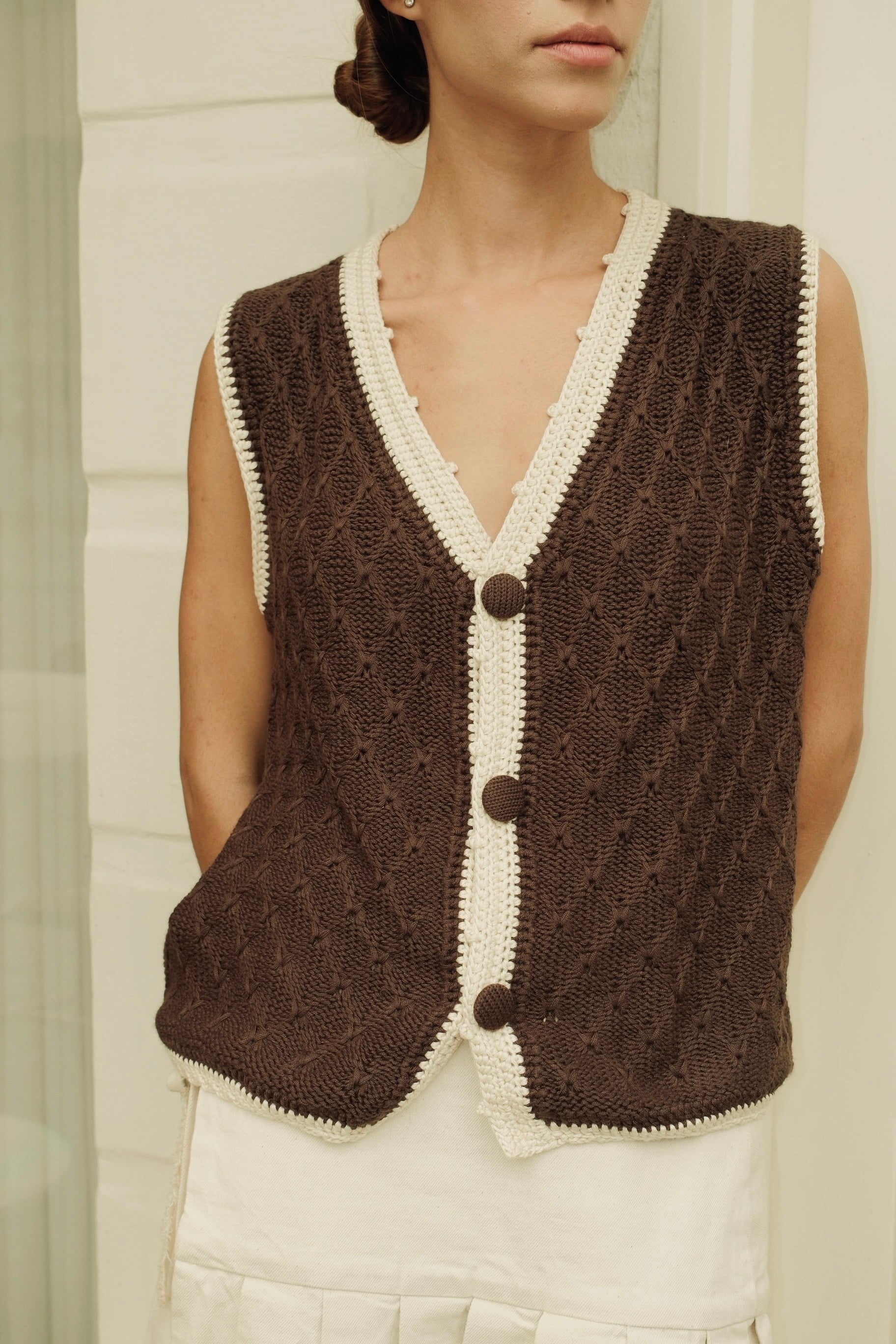 Chaleco Amalfi Mocca