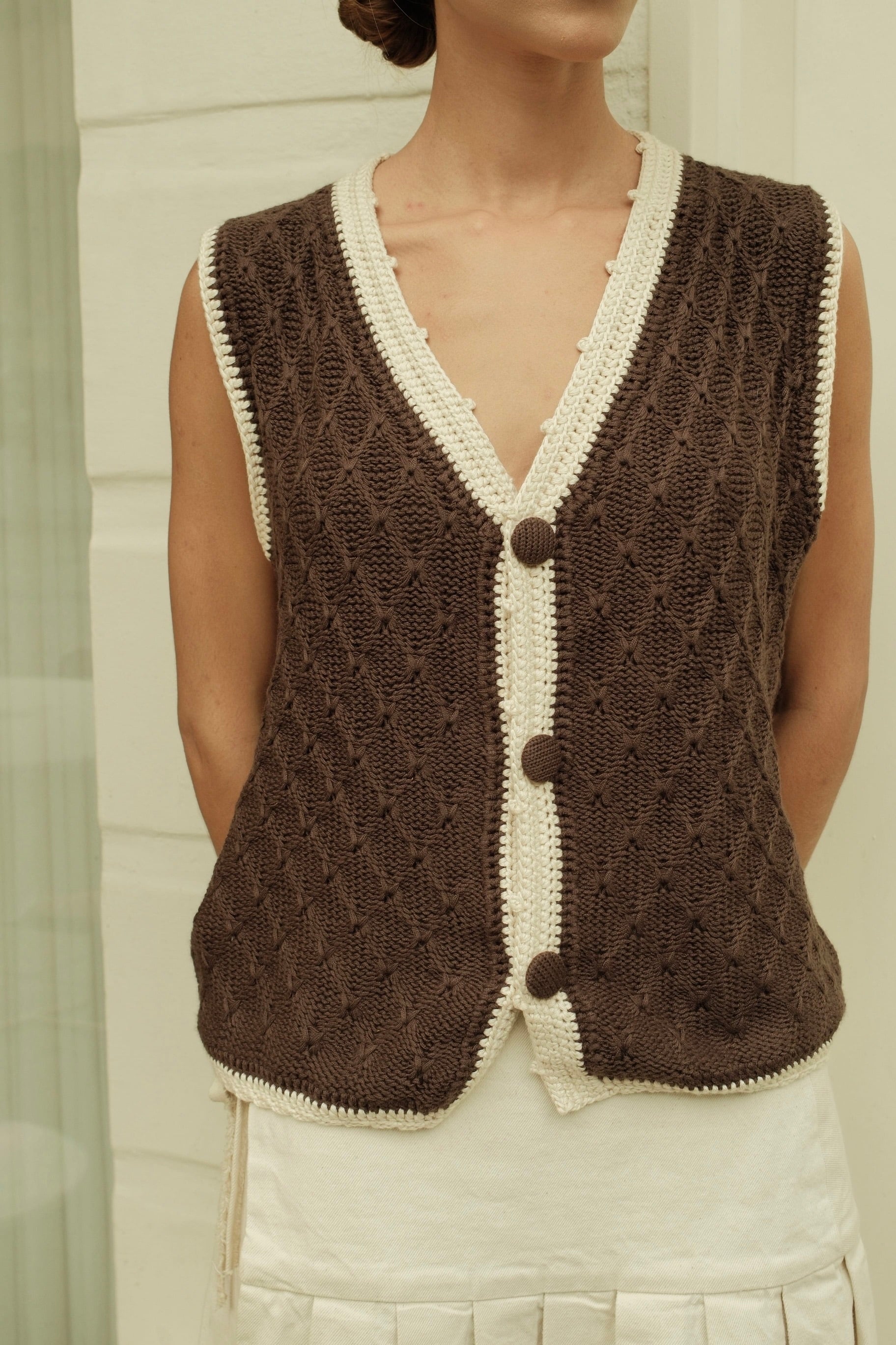 Chaleco Amalfi Mocca