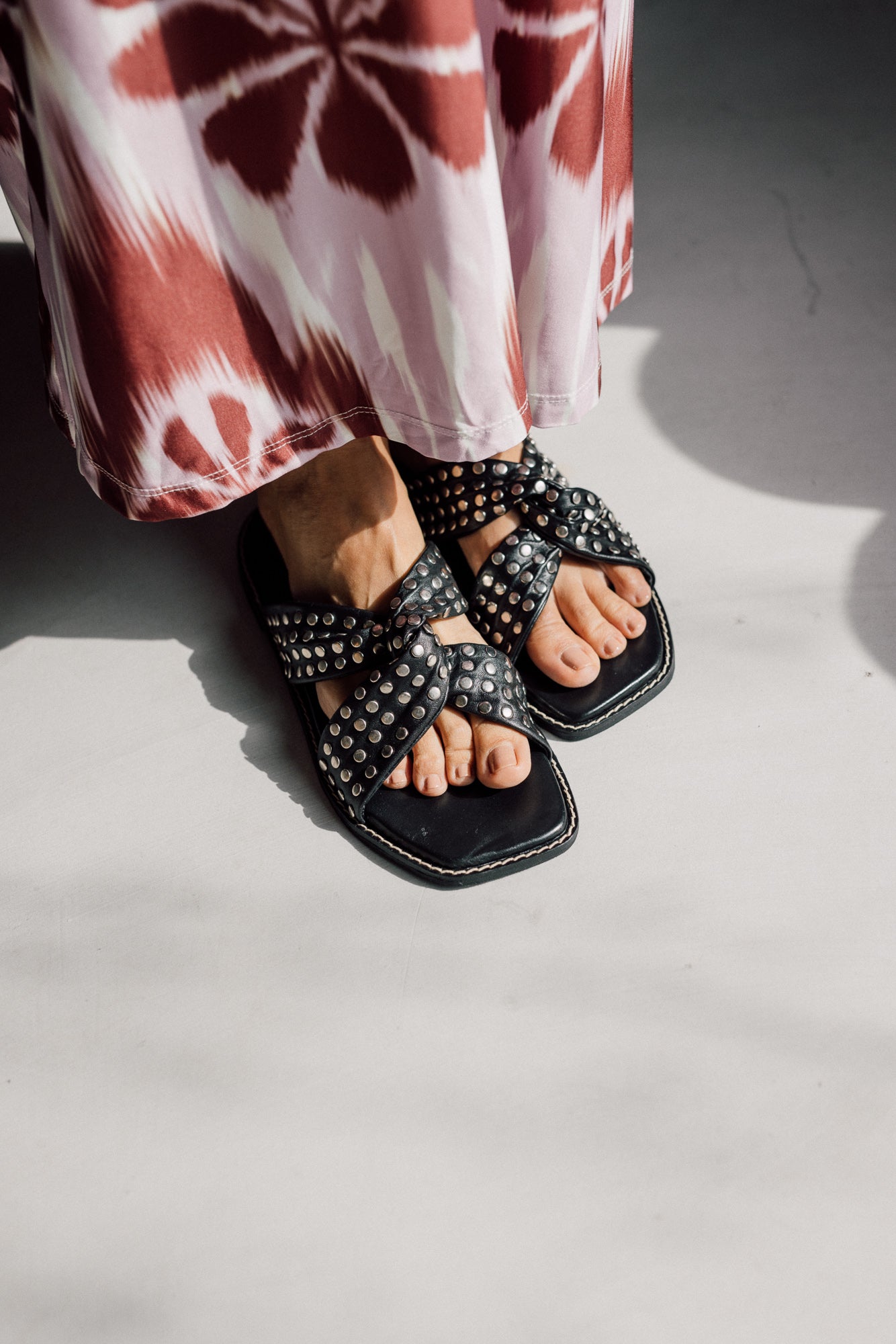 Glacé Sandals Negra
