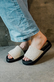 Crochet Sandals Negra