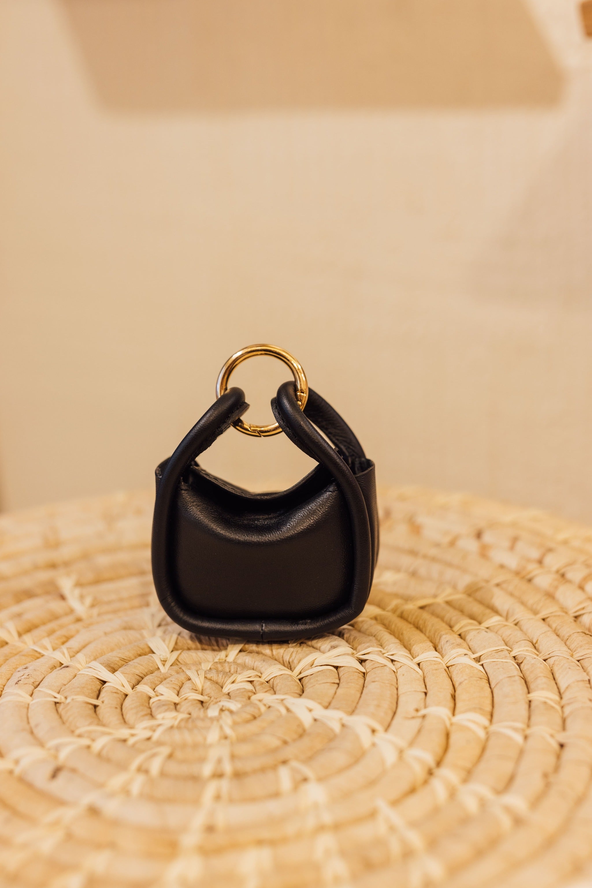 Sole Bag Charm Negro