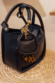 Sole Bag Charm Negro