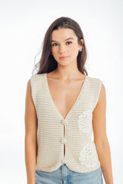 Chaleco Sol Beige