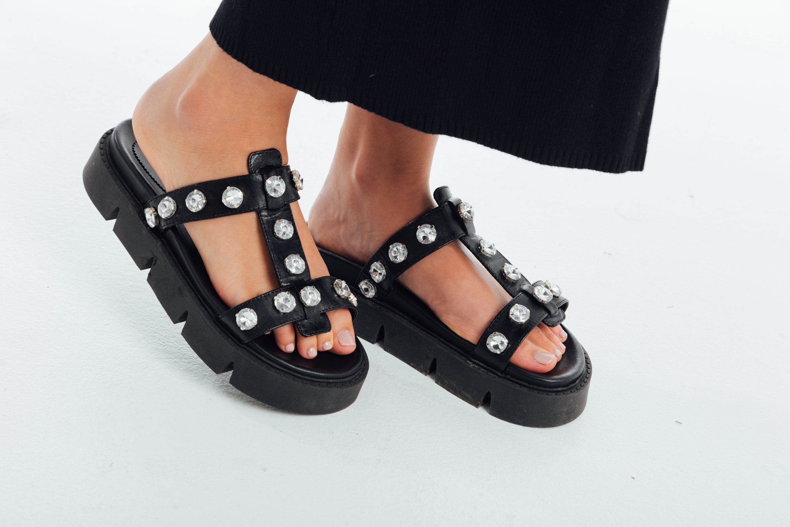 Gema Sandals Negras