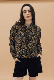 Camisa Flora Animal Print