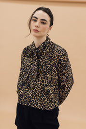 Camisa Flora Animal Print