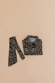 Camisa Flora Animal Print