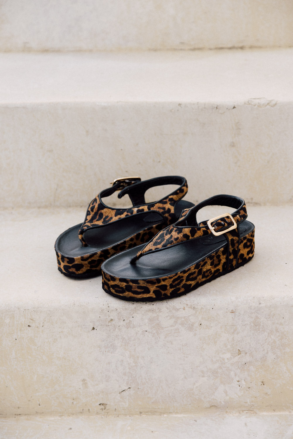 Aperol Sandals Animal Print