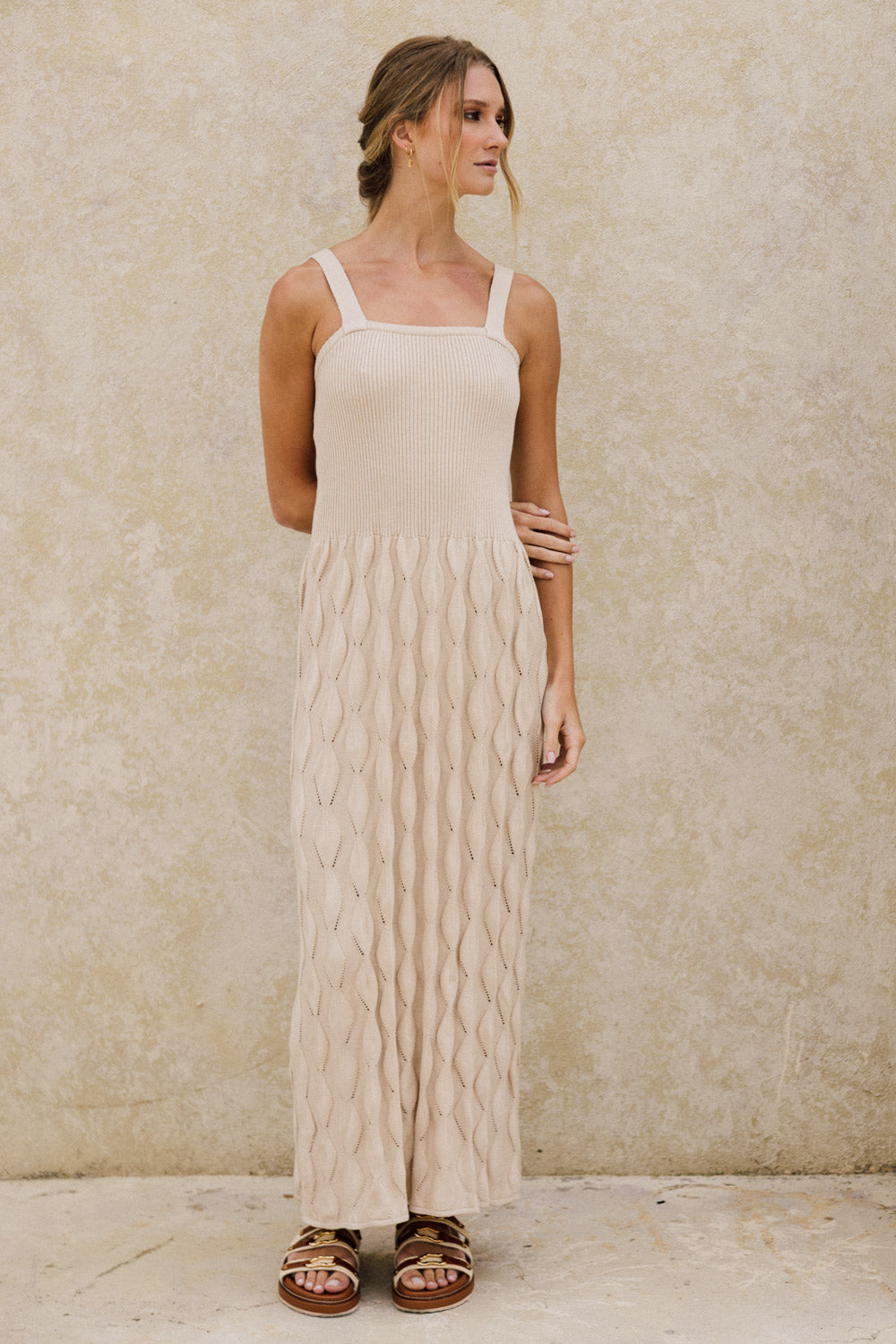 Vestido Costiera Beige