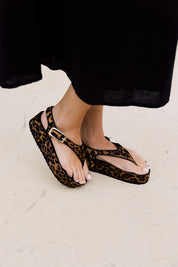 Aperol Sandals Animal Print