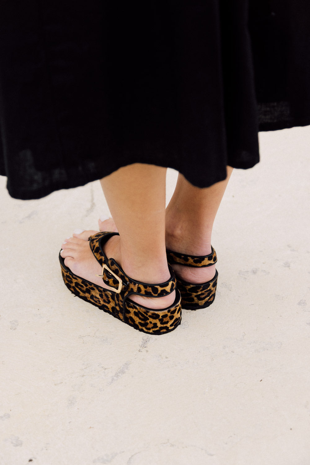 Aperol Sandals Animal Print