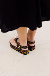 Aperol Sandals Animal Print