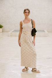 Vestido Costiera Beige