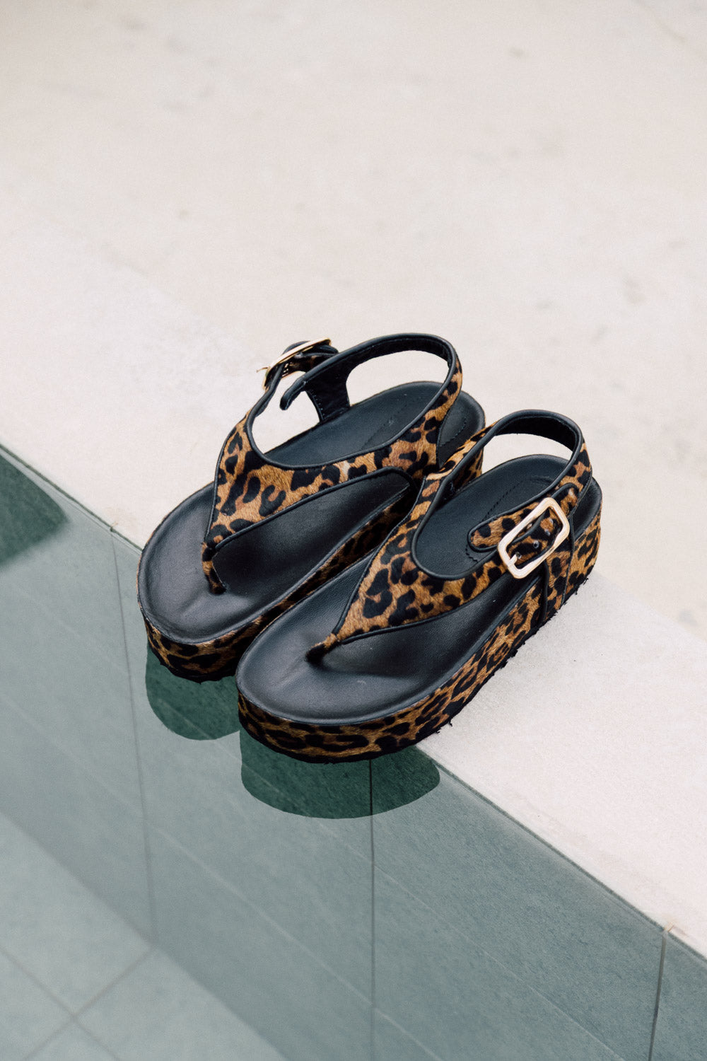 Aperol Sandals Animal Print