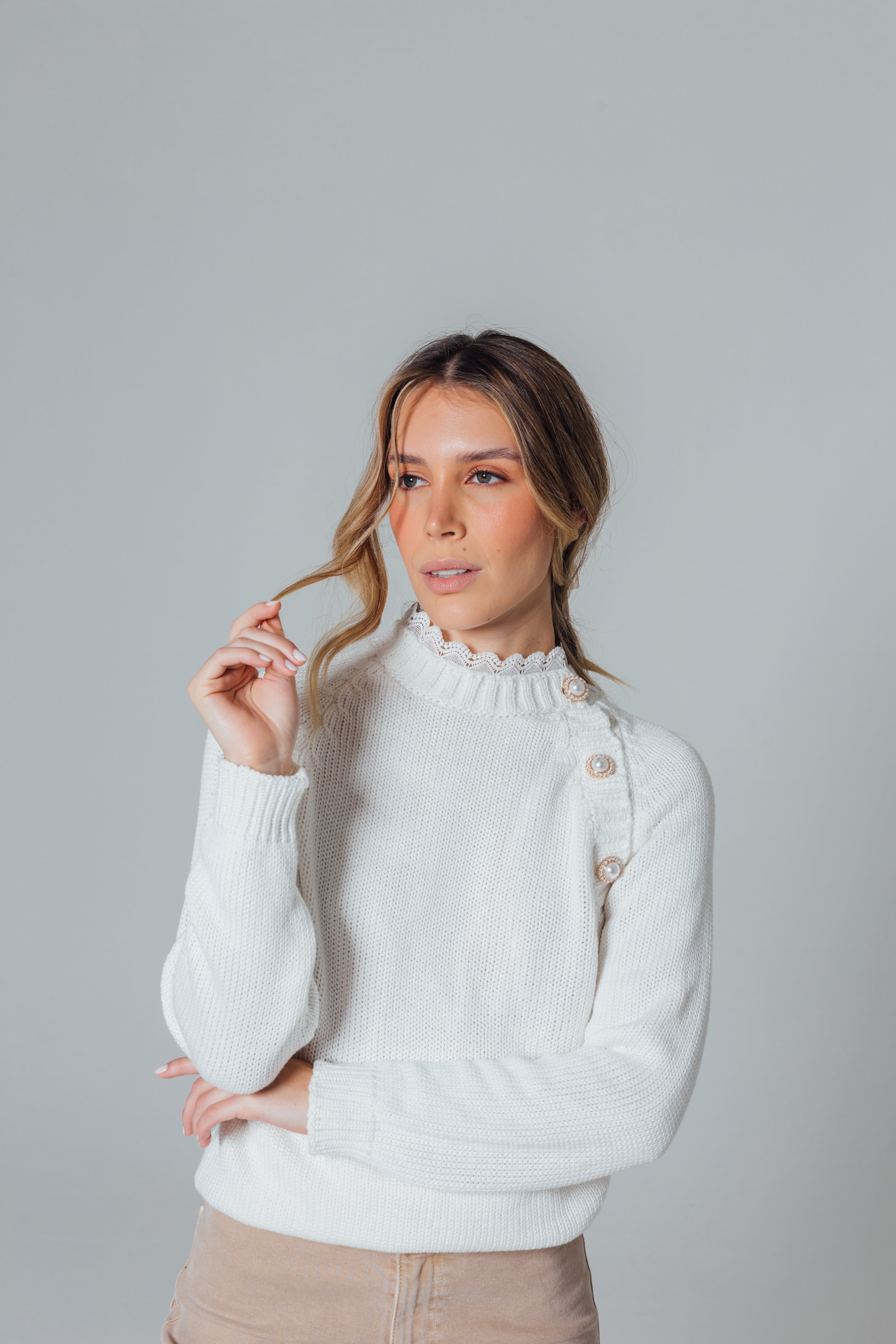 Alba Sweater Blanco