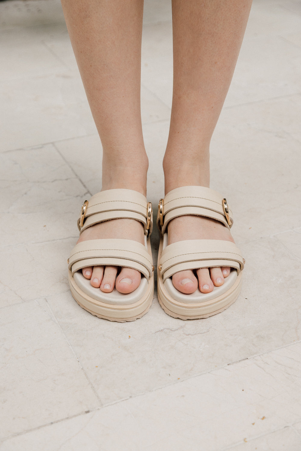 Maison Sandals Beige