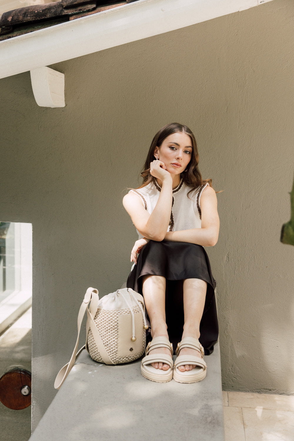 Maison Sandals Beige
