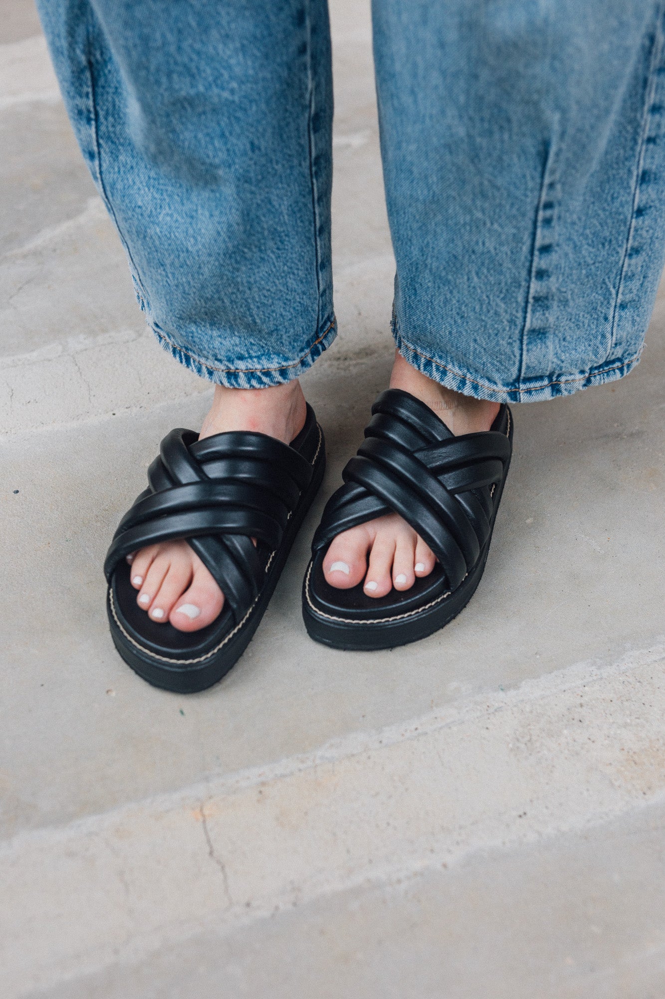 Sandalias Esencia Negras