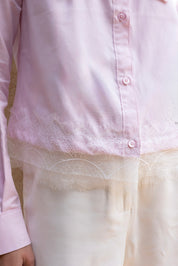 Camisa Flora Baby Pink de Val Aruzo - foto 4
