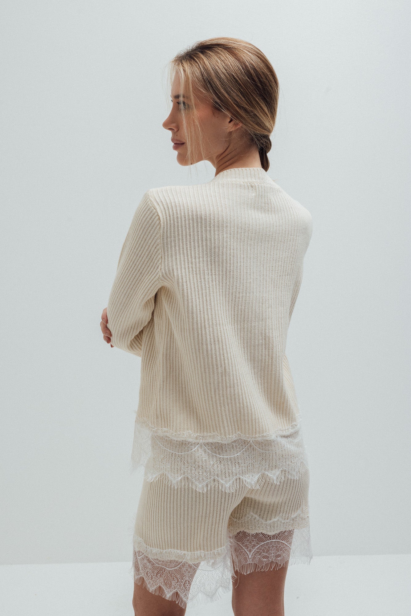 Cardigan Gaia Beige de Val Aruzo - foto 7