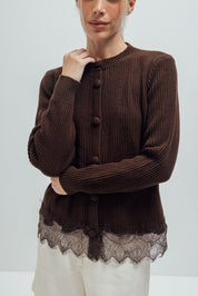 Cardigan Gaia Mocca de Val Aruzo - foto 10