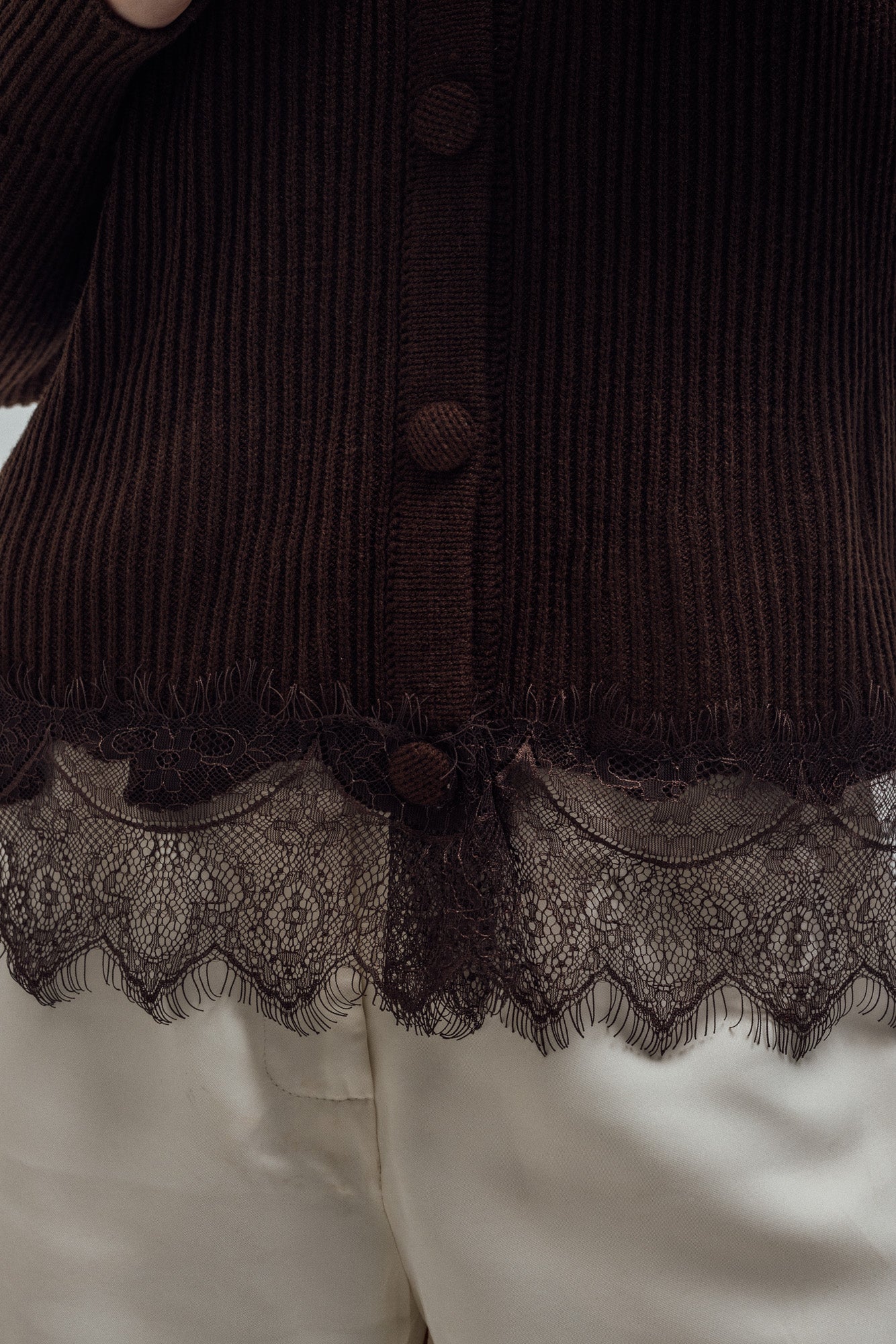 Cardigan Gaia Mocca de Val Aruzo - foto 4