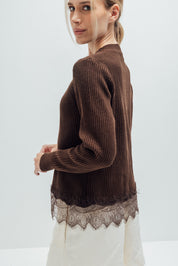 Cardigan Gaia Mocca de Val Aruzo - foto 6