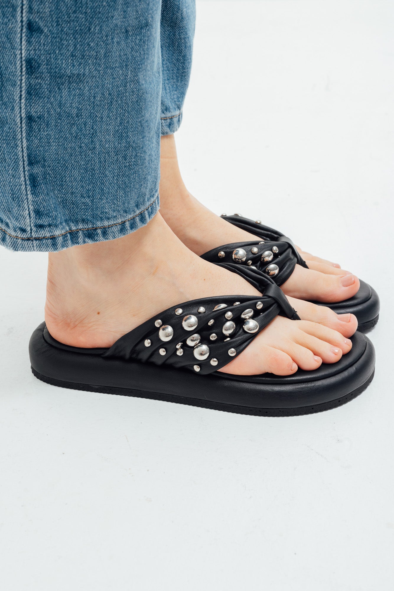 Gaia Sandals Negra de Val Aruzo - foto 4