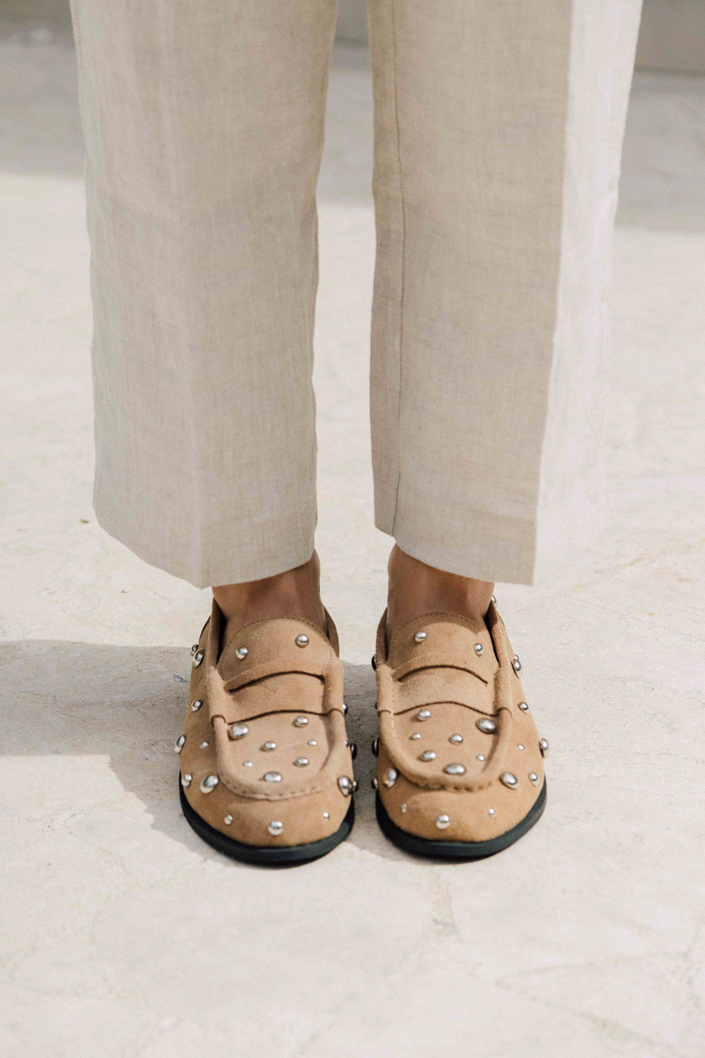 Mocasín Sole Beige de Val Aruzo - foto 2