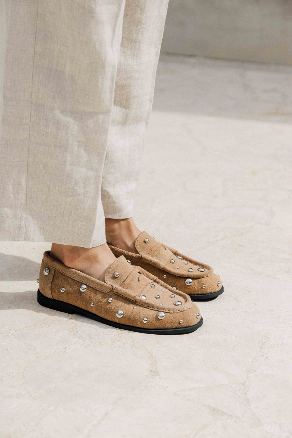 Mocasín Sole Beige de Val Aruzo - foto 3
