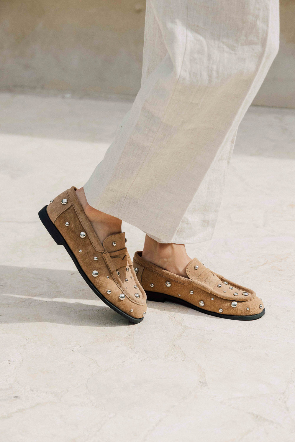 Mocasín Sole Beige de Val Aruzo - foto 4