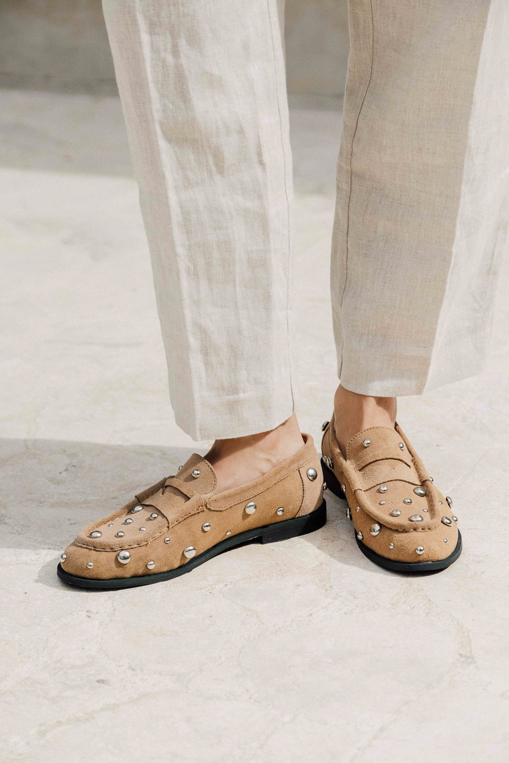 Mocasín Sole Beige de Val Aruzo - foto 5