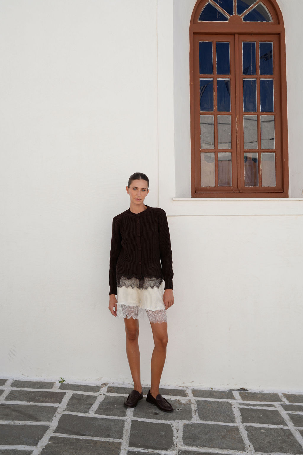 Short Gaia Beige de Val Aruzo - foto 6