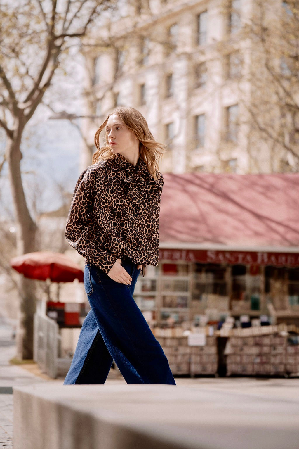Camisa Flora Animal Print