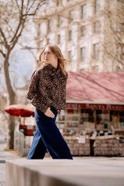 Camisa Flora Animal Print