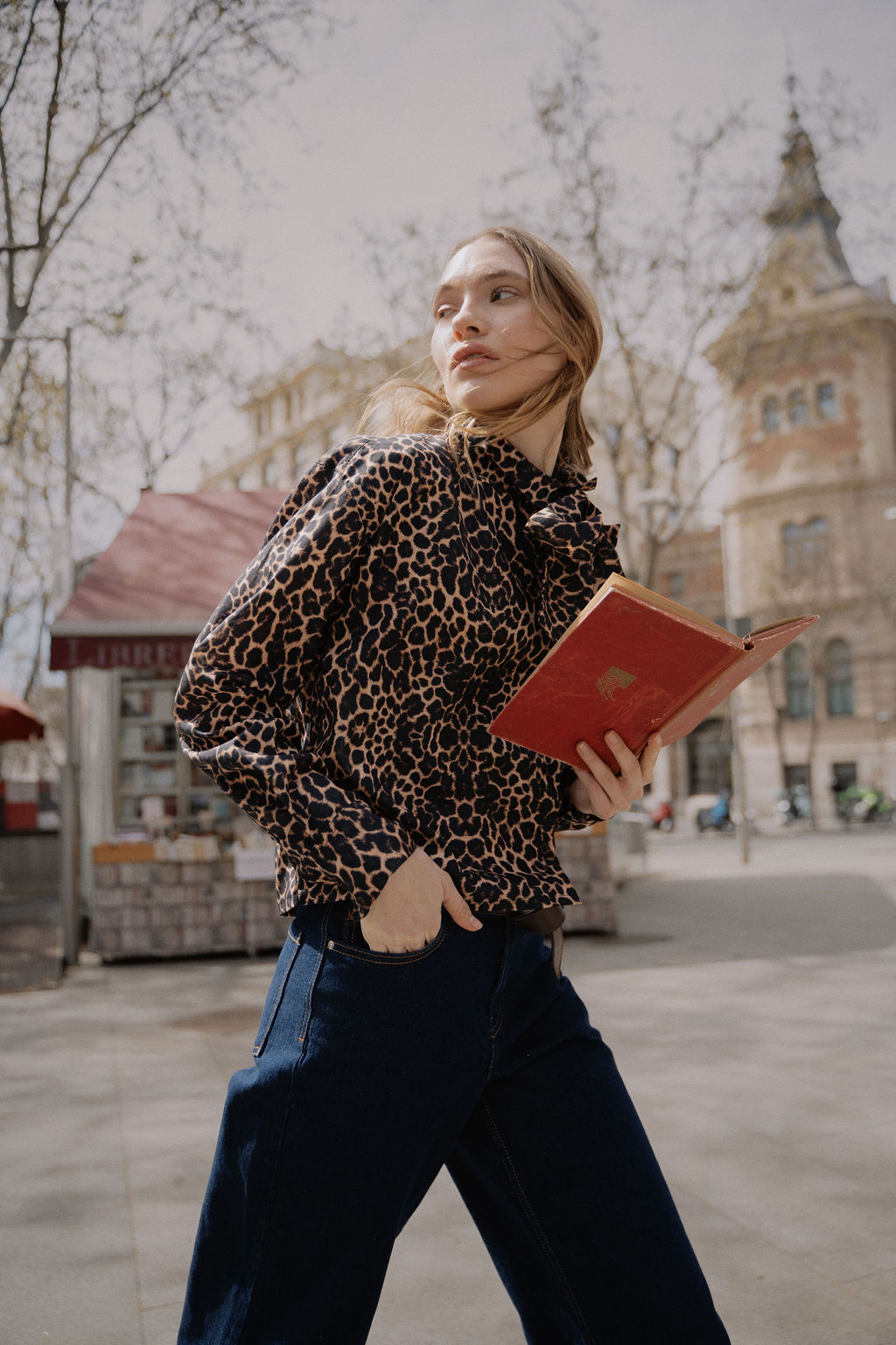 Camisa Flora Animal Print